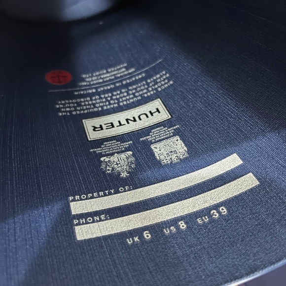 Hunter Original Play boot tall women’s casual boots, size 8 - Picture 6 of 7